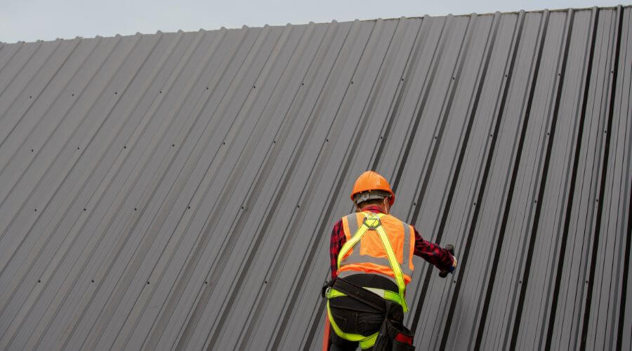 Professional gutter cleaning in Bonnie, IL